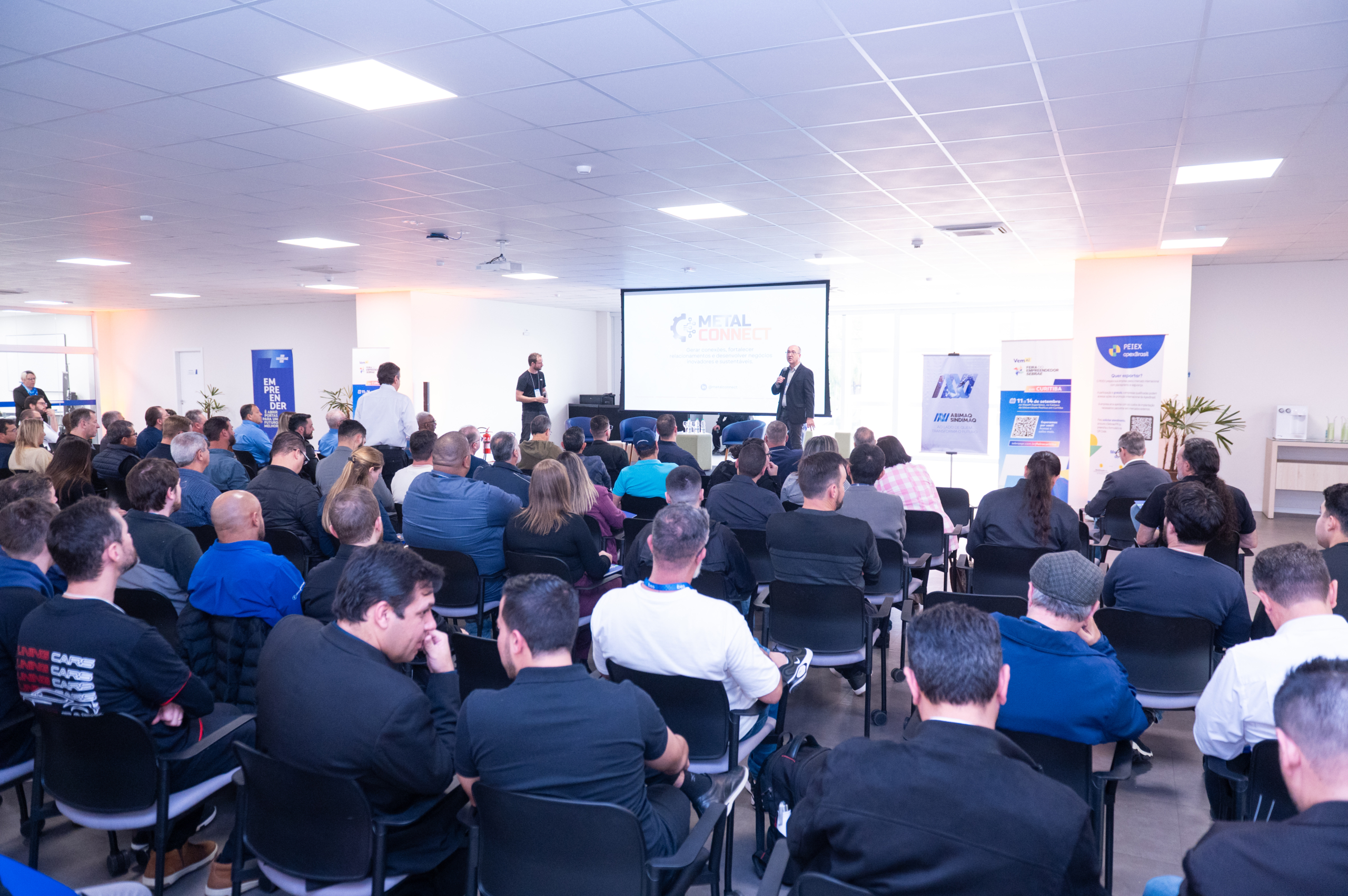 2º Fórum Metal Connect reuniu cerca de 200 empresários, profissionais e instituições parceiras. Crédito: Inove.