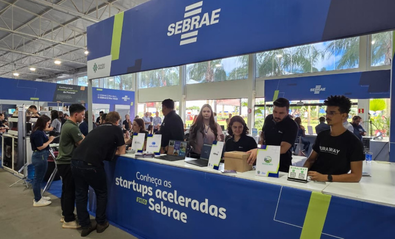 Ao todo 26 startups puderam expor no Espaço Sebrae, durante o Show Rural Coopavel. Foto: Adriano Oltramari