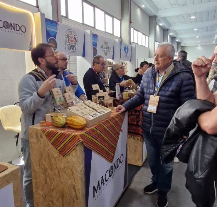 Fernando Linhares, Presidente da Acisf, em visita à Feira do Empreendedor. Foto: Emanuel Antonio