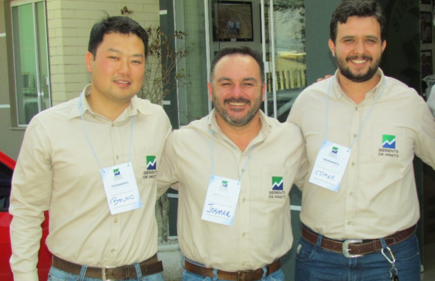 S&oacute;cios - Bruno Shigueo Iwamoto, Josmar Almeida Junior e Edmar Pauliqui Peluso