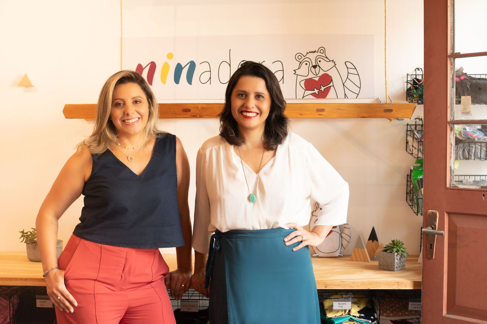 Tatiana Zanutto e Viviane Klimeika, criadoras da franquia Ninadora