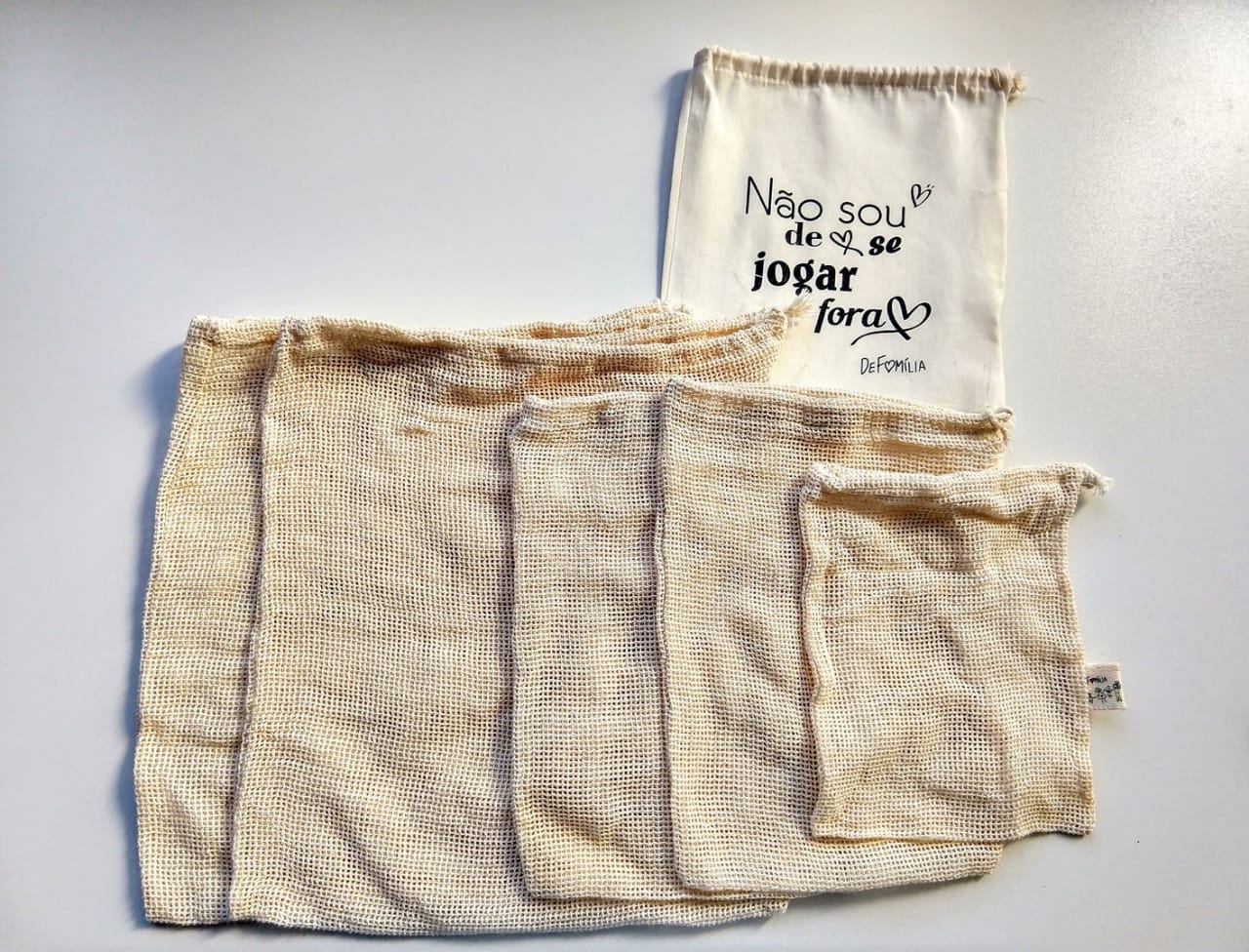 O Kit granel produzido na pequena empresa