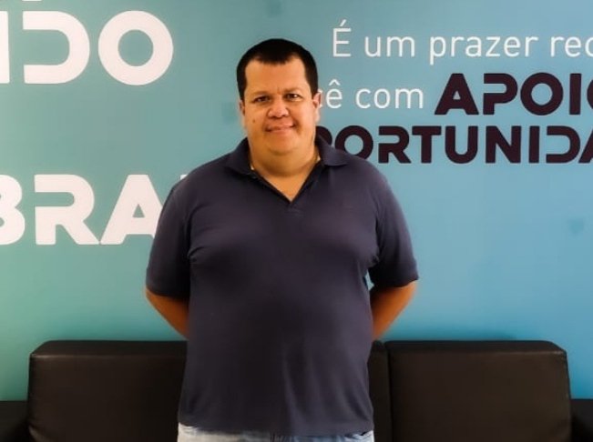 Renato Marinho Ferreira no primeiro dia de Voa MEI, no Sebrae/PR, em Campo Mour&atilde;o
