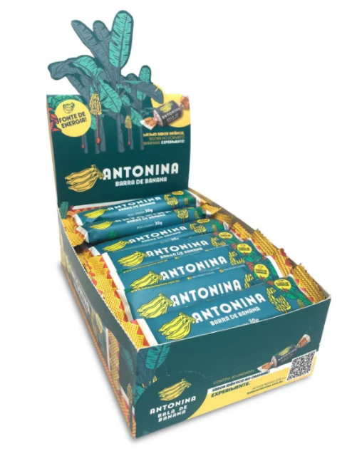 As barrinhas de banana Antonina foram lançadas em fevereiro